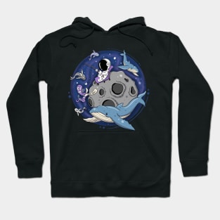 Astronaut Fishing Hoodie